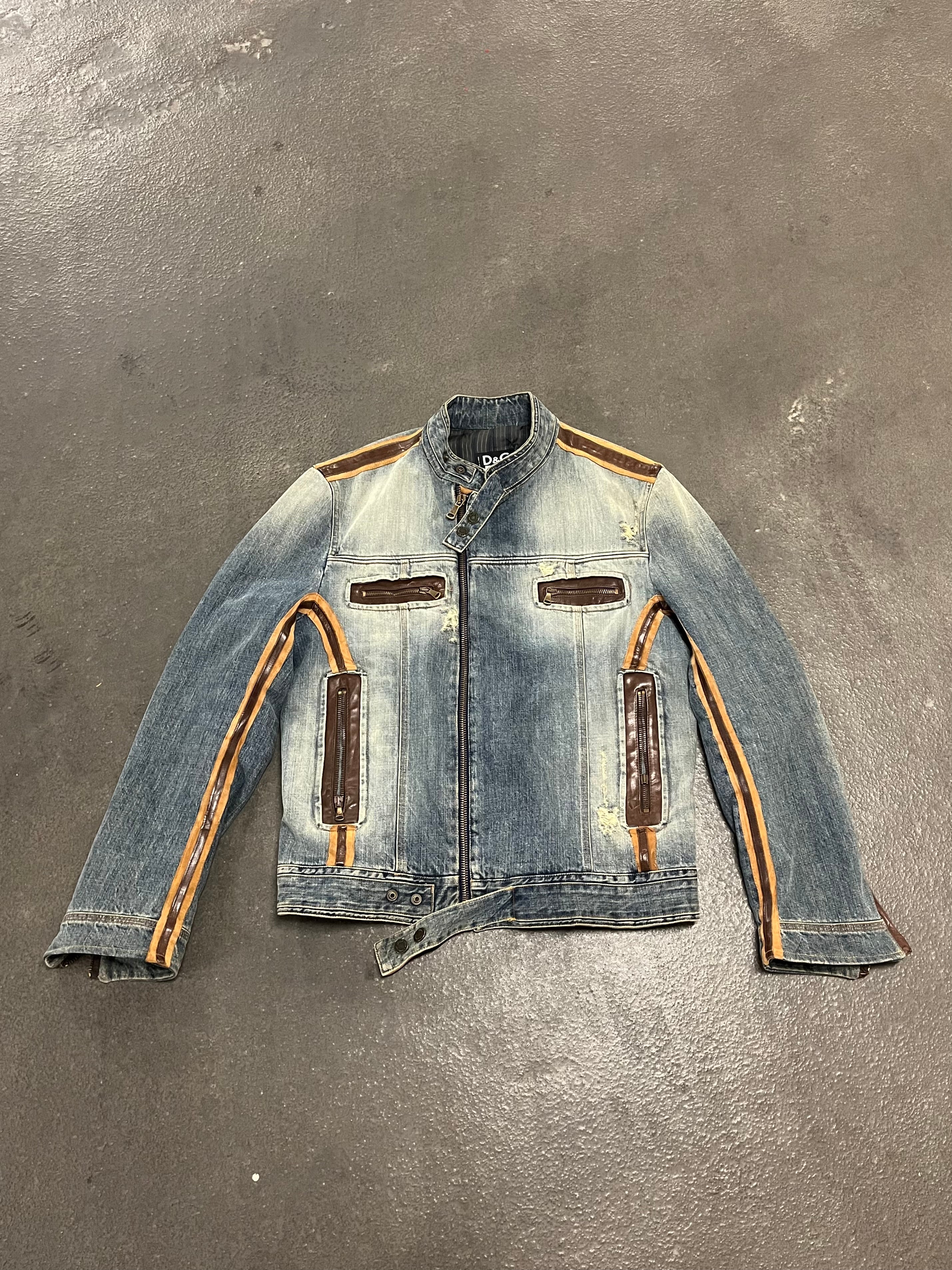 Dolce and gabbana jean on sale jacket